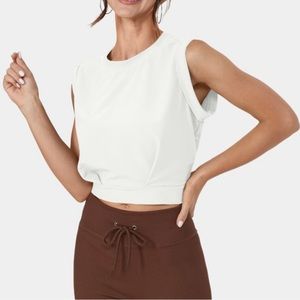 Halara crop top, sleeveless XL, NWT!